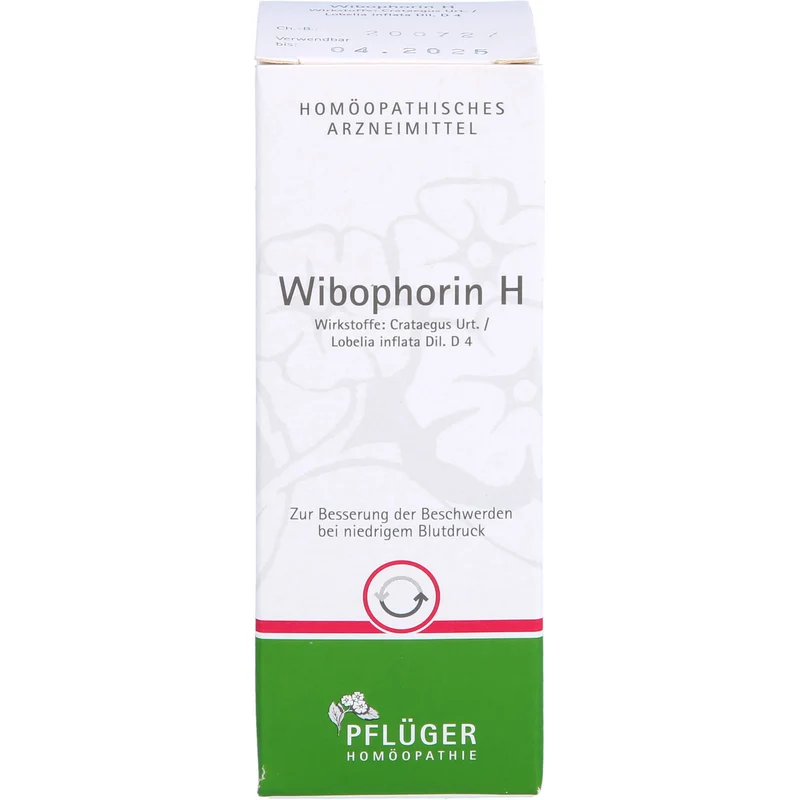 Wibophorin H Lösung bei niedrigem Blutdruck, 50 ml Lösung