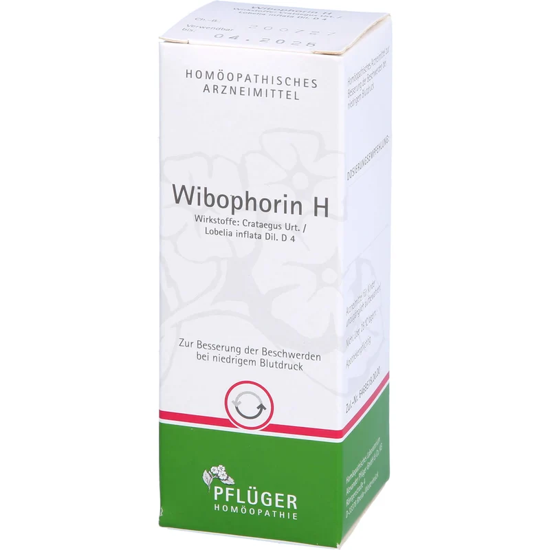 Wibophorin H Lösung bei niedrigem Blutdruck, 50 ml Lösung