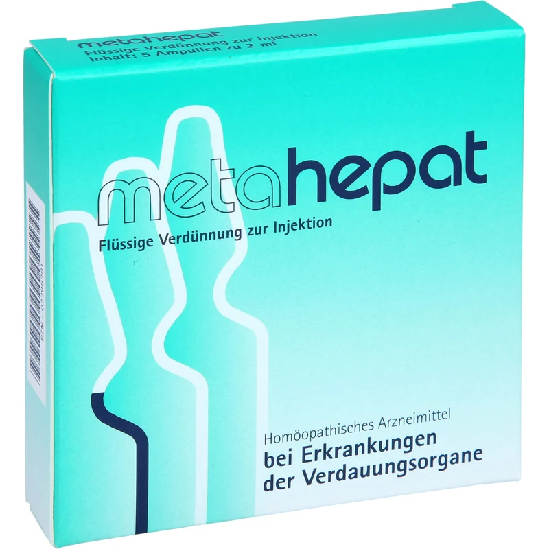 Metahepat flüssige Verdünnung bei Erkrankungen der Verdauungsorgane, 5 St. Ampullen