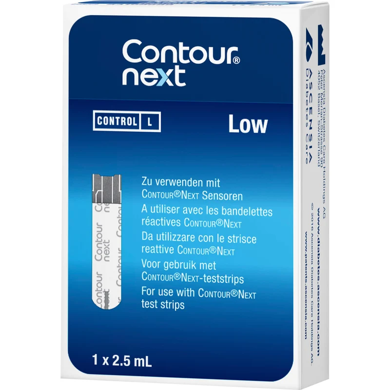 Contour next Kontrolllösung niedrig, 1 St. Ampullen