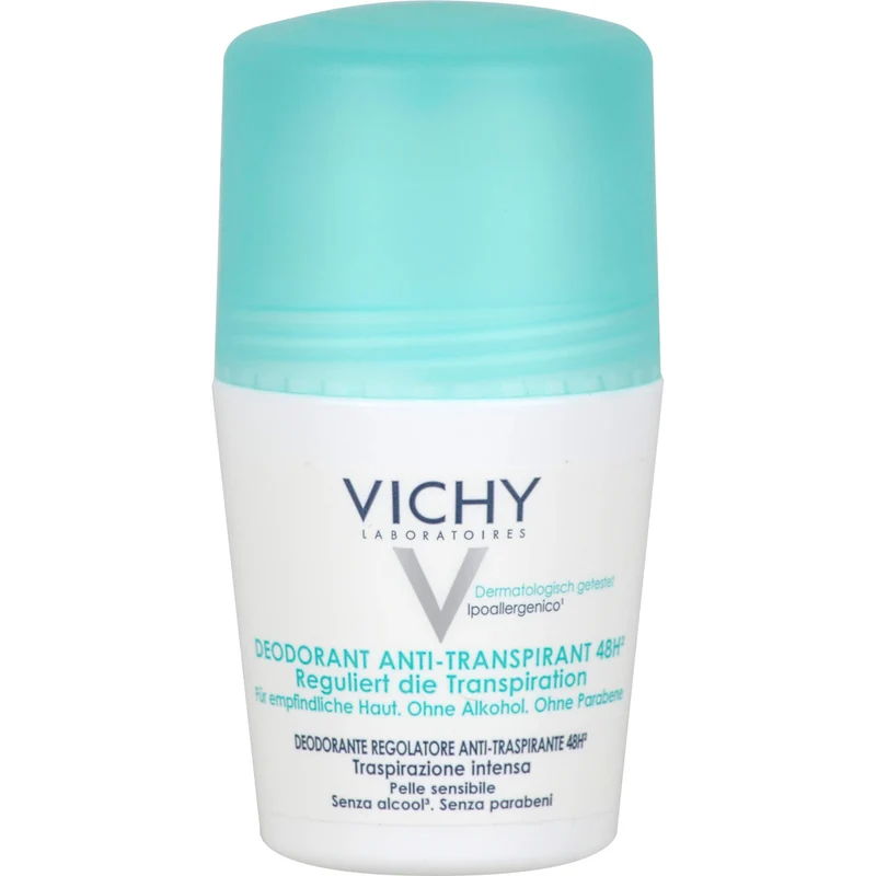 VICHY Deo Roll-On Anti-Trans. 48H Doppelpack, 2X50 ml STI
