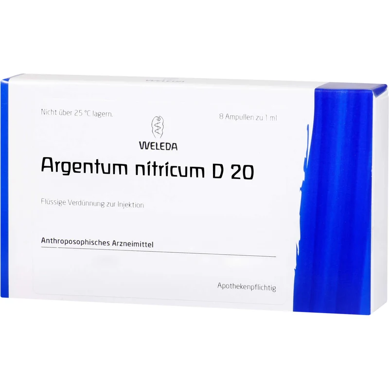 Argentum nitricum D20 WELEDA Amp., 8 St. Ampullen