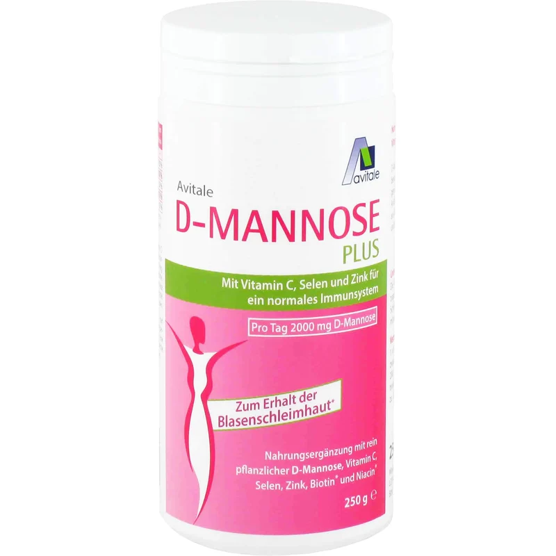 D Mannose Pl2000mg+vit&min, 250 g PUL