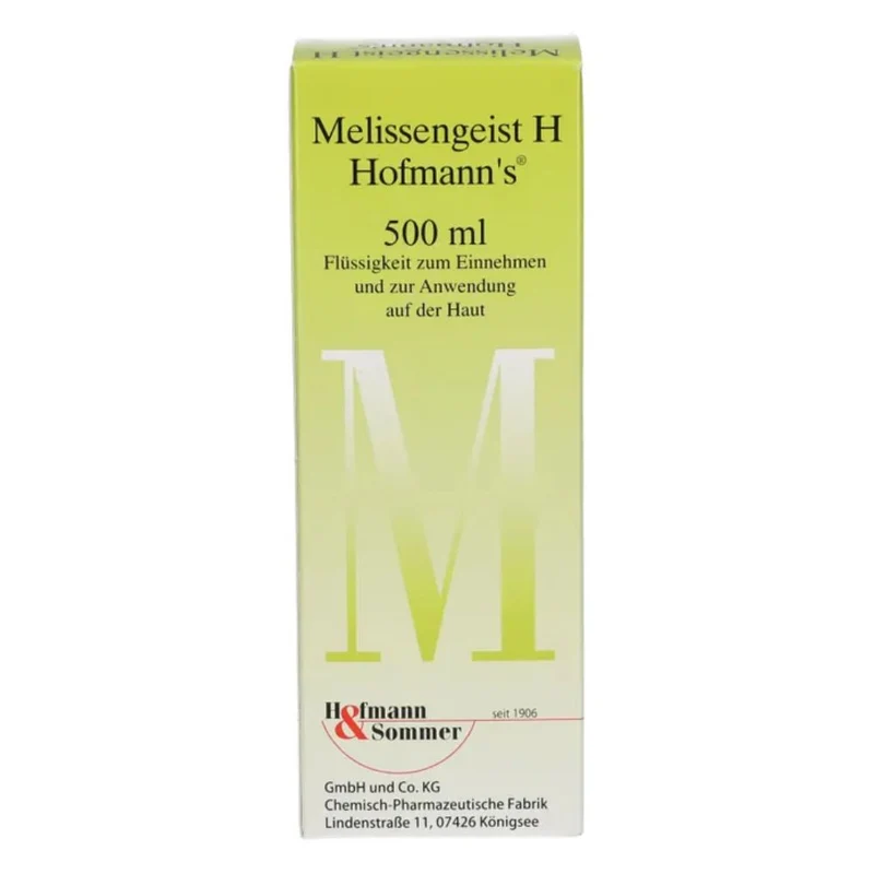 Melissengeist H Hofmann's Flüssigkeit zur Unterstützung der Verdauungsfunktion, 500 ml Lösung