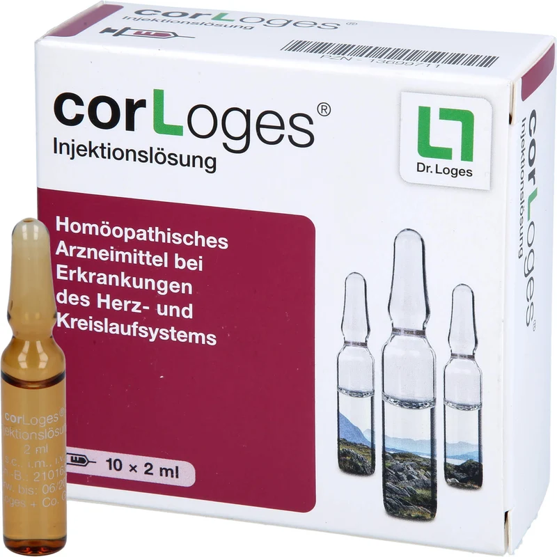 CorLoges Injektionslösung bei Erkrankungen des Herz- und Kreislaufsystems, 10 St. Ampullen
