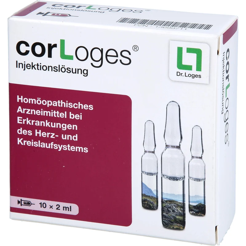 CorLoges Injektionslösung bei Erkrankungen des Herz- und Kreislaufsystems, 10 St. Ampullen
