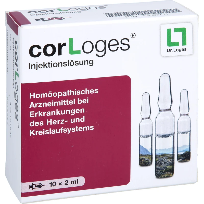 CorLoges Injektionslösung bei Erkrankungen des Herz- und Kreislaufsystems, 10 St. Ampullen