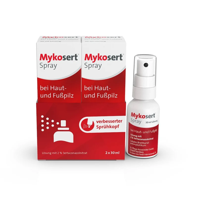 Mykosert Spray Haut&fuss, 2X30 ml LOE