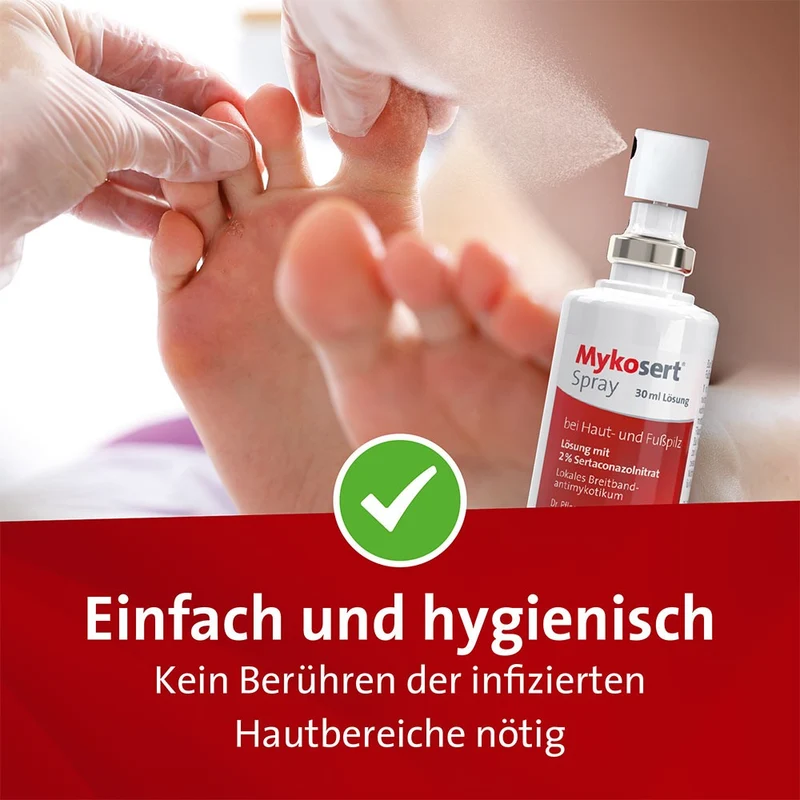 Mykosert Spray Haut&fuss, 2X30 ml LOE