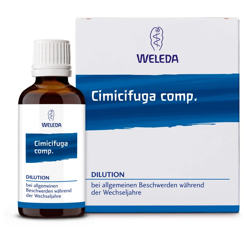 WELEDA Cimicifuga comp. Dilution bei allgemeinen Beschwerden während der Wechseljahre, 100 ml Lösung
