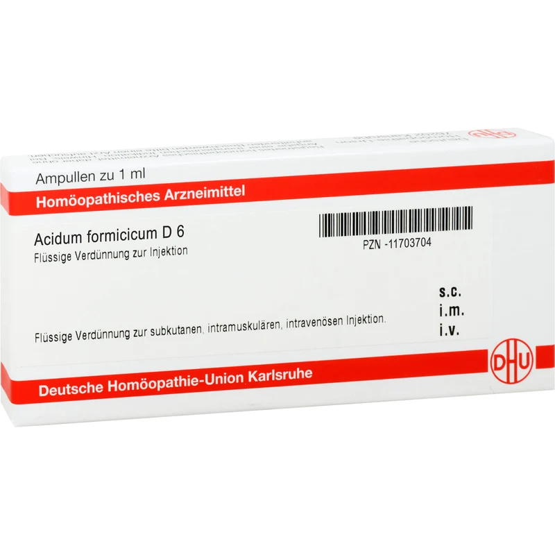 DHU Acidum formicicum D6 Ampullen, 8 St. Ampullen
