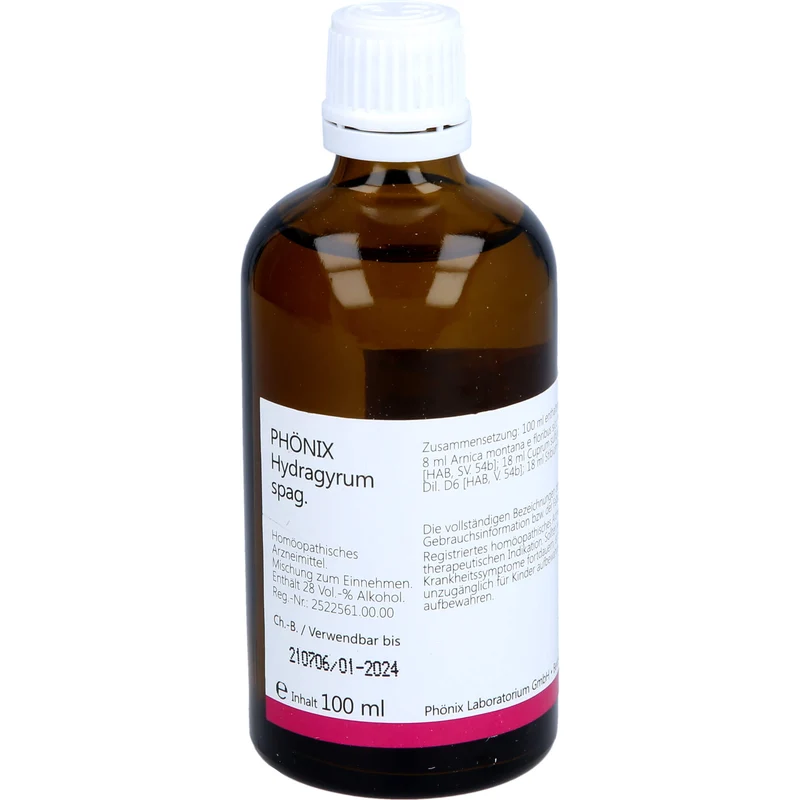 Phönix Hydrargyrum spag. Tropfen, 100 ml Lösung