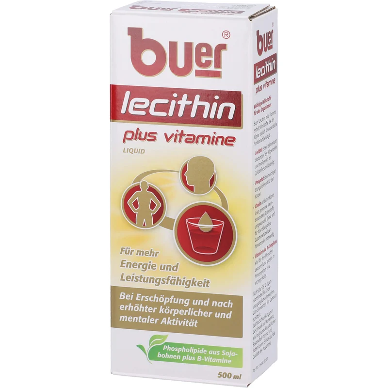 buer Lecithin plus Vitamine Liquid, 500 ml Lösung