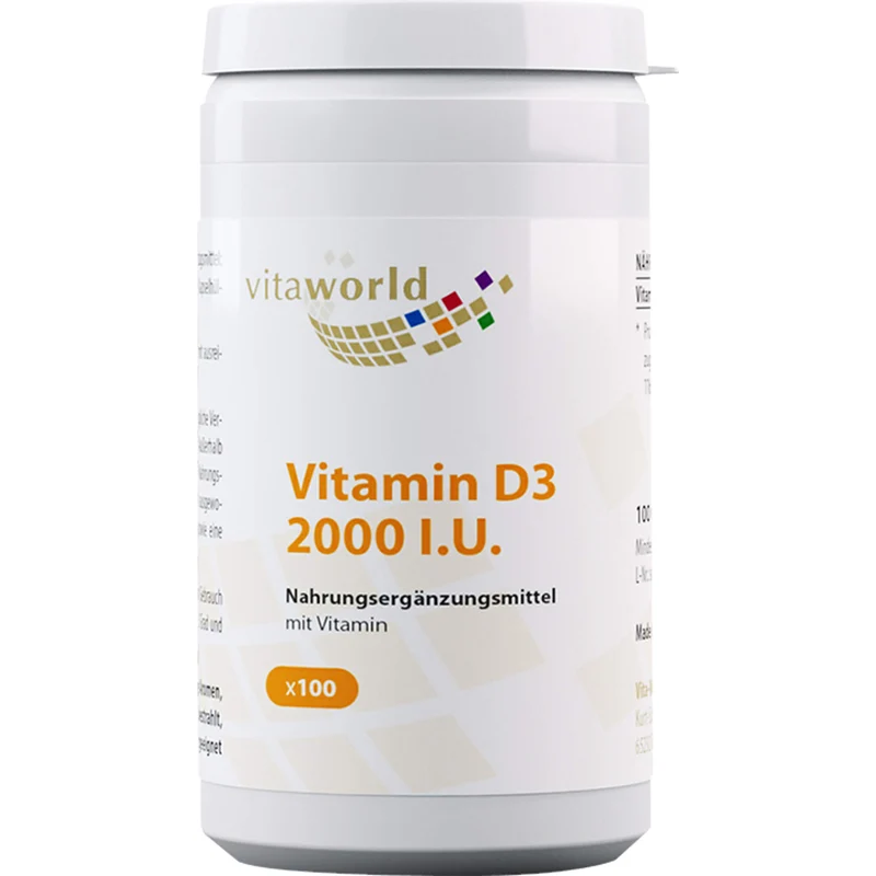 Vitamin D3 2000 IU, 100 St KAP