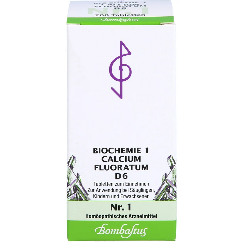 Bombastus Biochemie 1 Calcium fluoratum D6 Tabletten, 200 St. Tabletten
