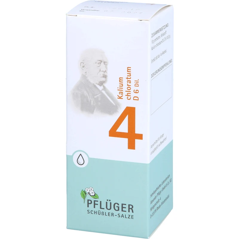 Biochemie Nr.4 Kalium chloratum D6 Pflüger Dil., 100 ml TRO