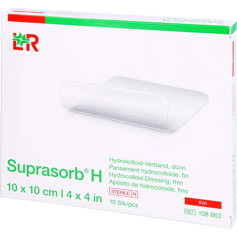 Suprasorb H dünn 5x5cm, 10 St VER