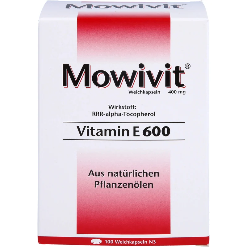 Mowivit Vitamin E 600, 100 St KAP