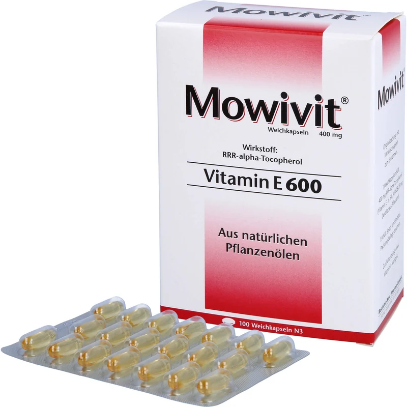 Mowivit Vitamin E 600, 100 St KAP