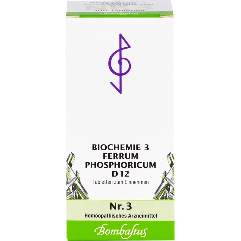 Biochemie 3 Ferrum phosphoricum Bombastus D12 Tbl., 200 St TAB