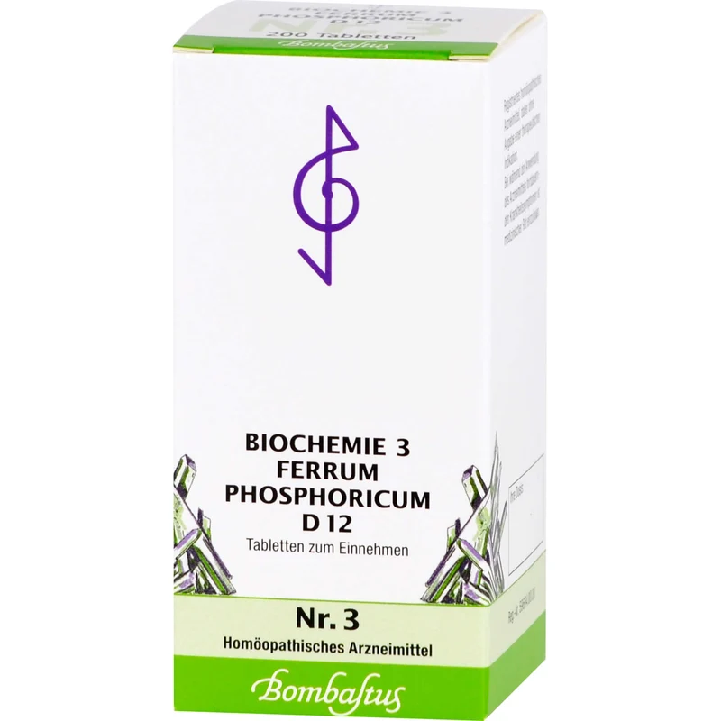 Biochemie 3 Ferrum phosphoricum Bombastus D12 Tbl., 200 St TAB