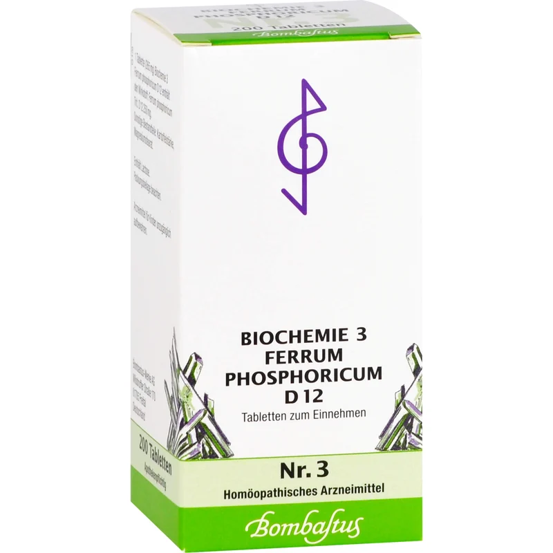 Biochemie 3 Ferrum phosphoricum Bombastus D12 Tbl., 200 St TAB