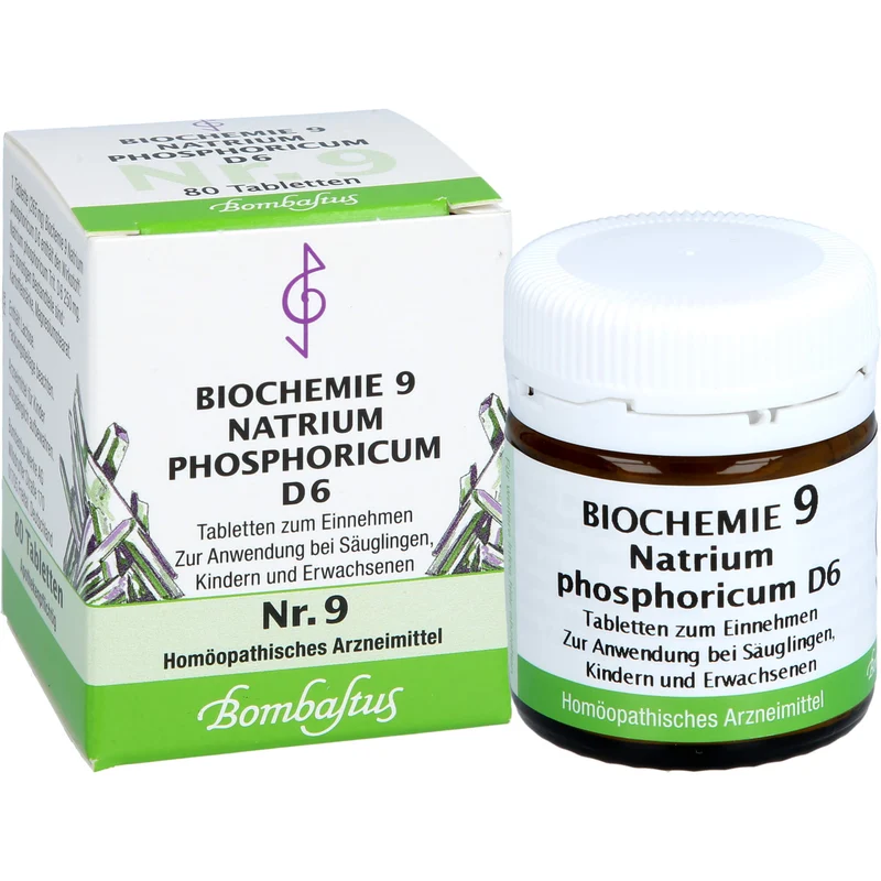Biochemie 9 Natrium phosphoricum Bombastus D6 Tbl., 80 St TAB