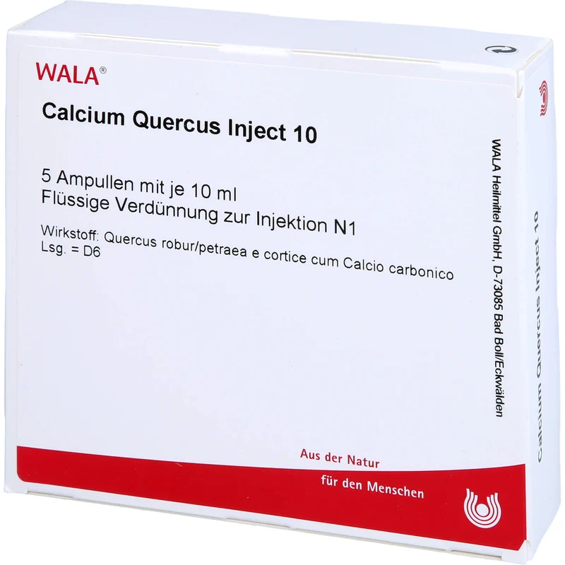 WALA Calcium Quercus Inject 10 flüssige Verdünnung, 5 St. Ampullen