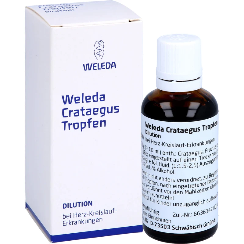 Weleda Crataegus Tropfen, 50 ml MIS