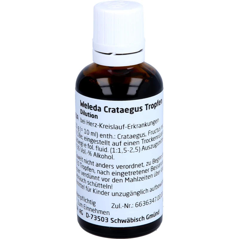Weleda Crataegus Tropfen, 50 ml MIS