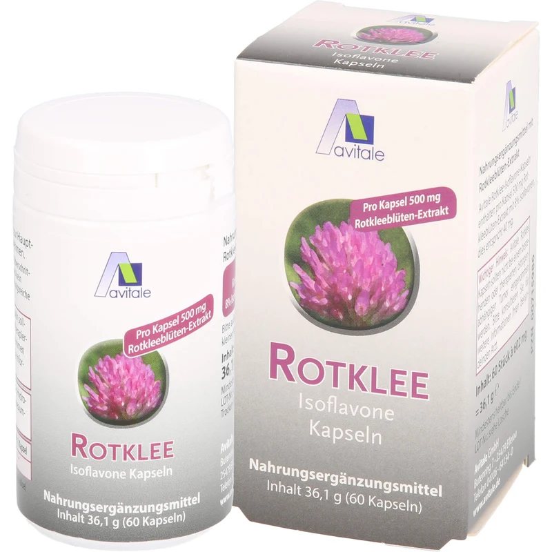 Rotklee Kapseln 500mg, 60 St KAP
