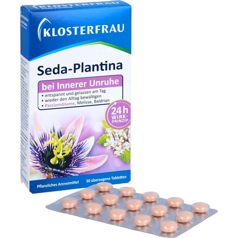 KLOSTERFRAU Seda-Plantina bei innerer Unruhe, 30 St. Tabletten