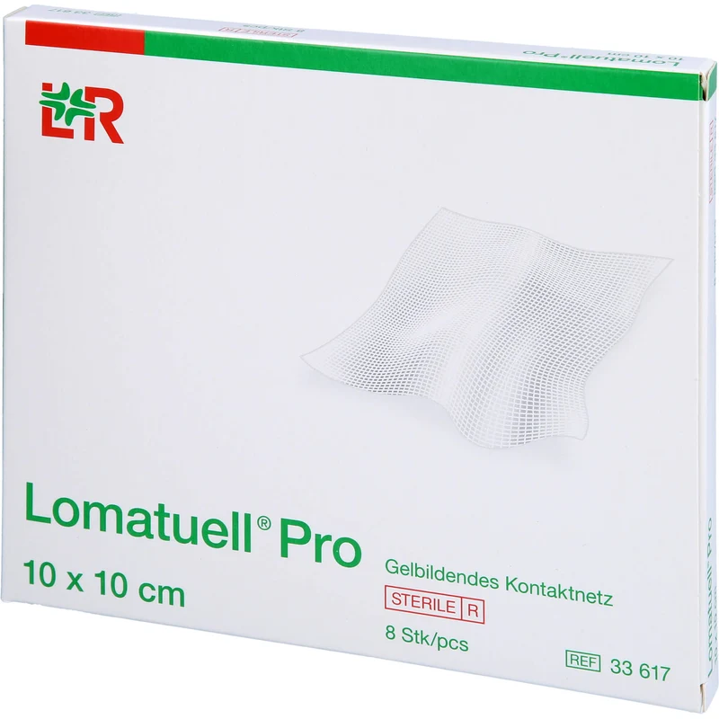 Lomatuell Pro 10x10cm steril, 8 St VER
