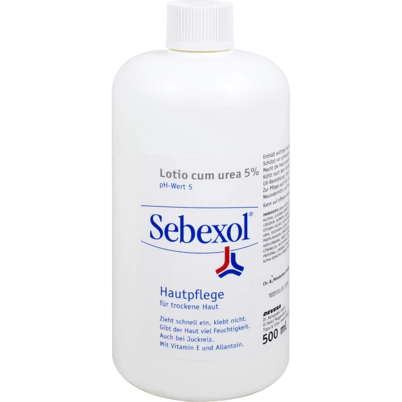 Sebexol Lotio cum urea 5% Emulsion, 500 ml EMU