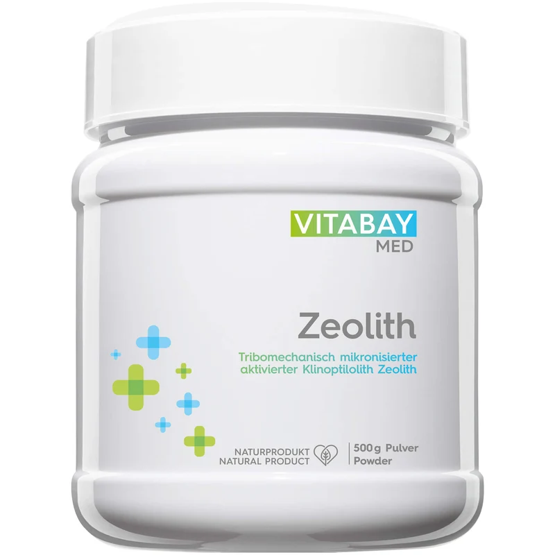 Zeolith Pulver 95% Klinoptilolith vegan, 500 g PUL