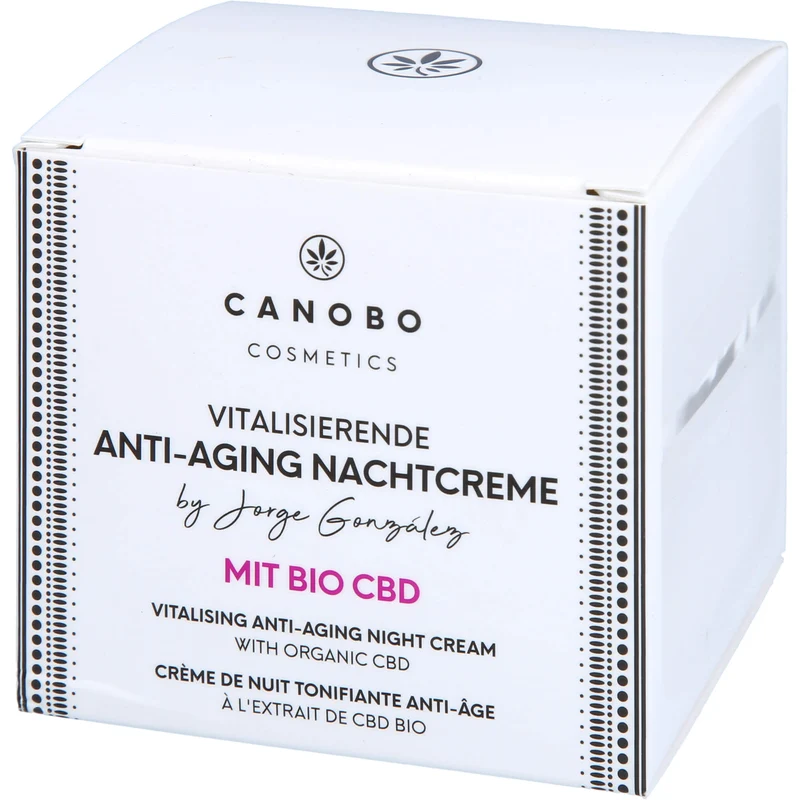 Canobo Nachtcreme Bio CBD Anti-Aging, 50 ml XNC