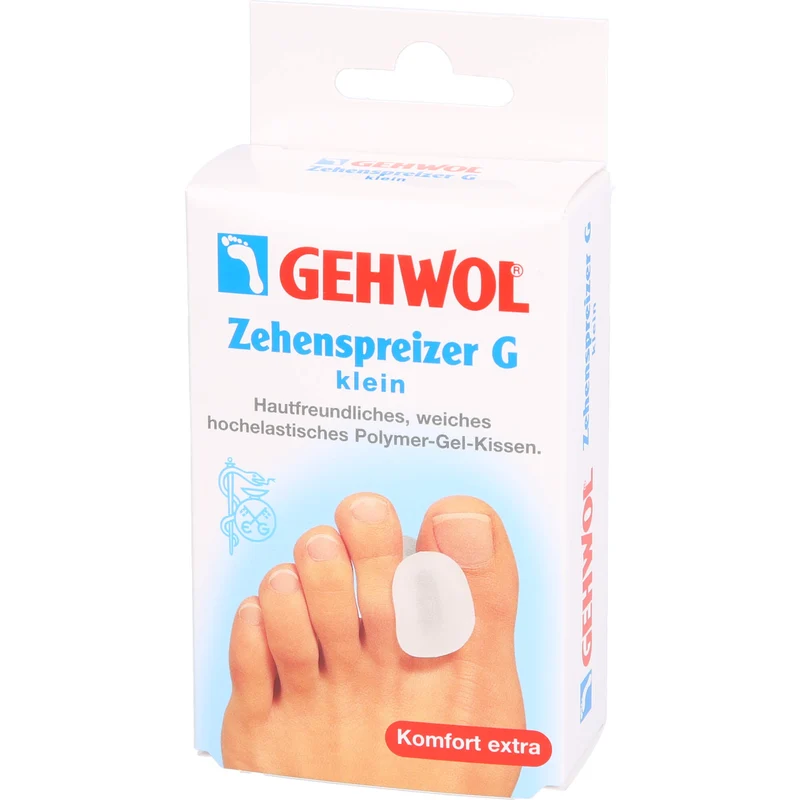 GEHWOL Zehenspreizer G klein hautfreundliches, weiches Polymer-Gel-Kissen, 3 St. Pflaster