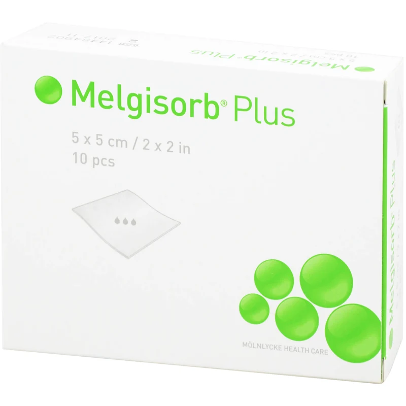 Melgisorb Plus Alginat 5x5 cm steril, 10 St VER