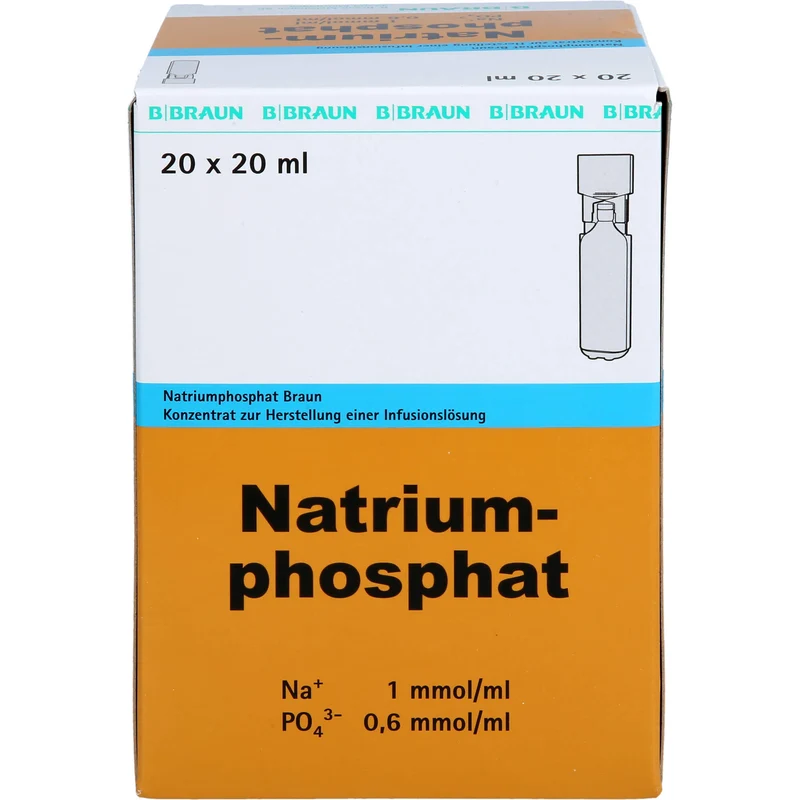 Natriumphosphat Braun Konzentrat zur Herstellung einer Infusionslösung, Mini-Plasco, 20X20 ml IFK