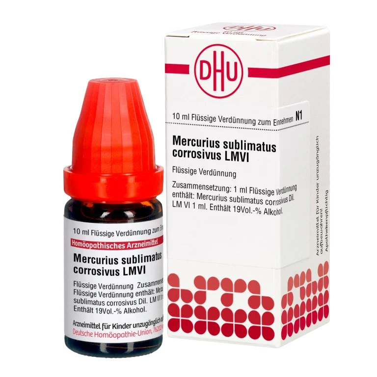 Mercurius sublimatus corrosivus LM VI DHU Dilution, 10 ml Lösung