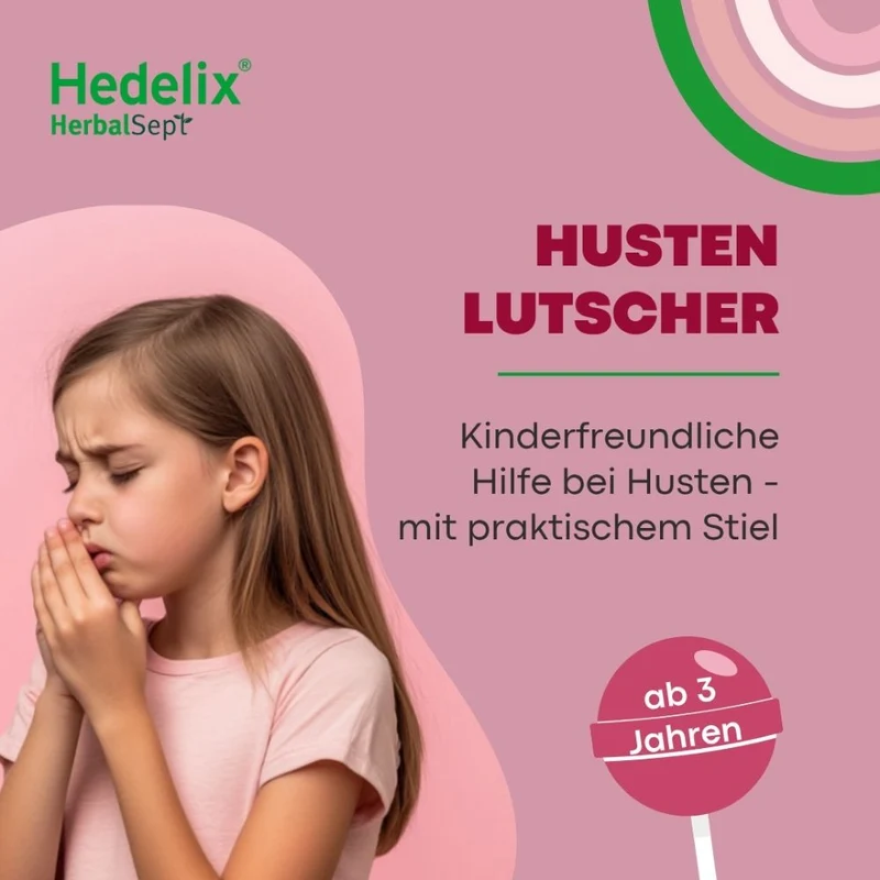 Hedelix HerbalSept Husten Lutscher Kids, 6 St. Lutscher