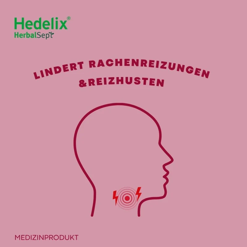 Hedelix HerbalSept Husten Lutscher Kids, 6 St. Lutscher