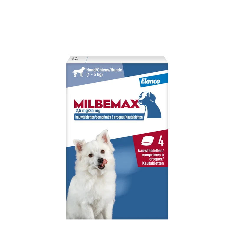 Milbemax Kauwtabletten Hond Klein Chewy <5kg