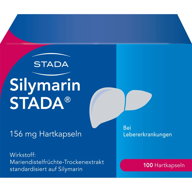 Silymarin STADA 156 mg Mariendistelfrüchte-Trockenextrakt Hartkapseln bei Lebererkrankungen, 100 St. Kapseln