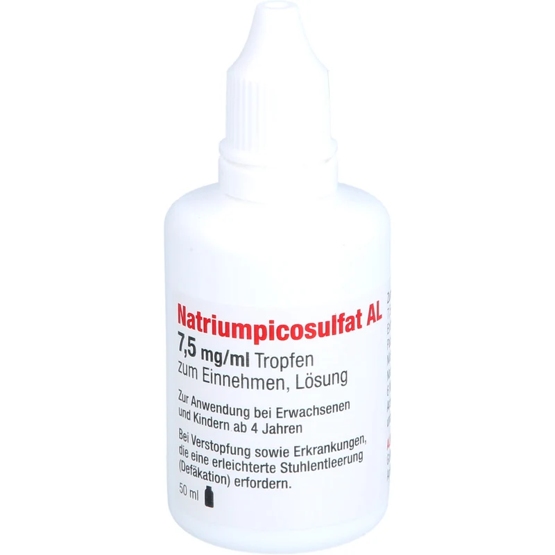 Natriumpicosulfat AL 7,5 mg / ml bei Verstopfung, 50 ml Lösung
