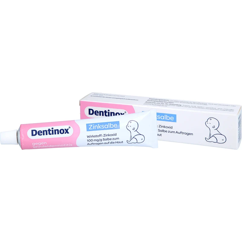 Dentinox Zinksalbe gegen Windeldermatitis, 45 g Salbe