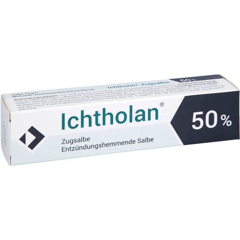 Ichtholan 50% Zugsalbe, 15 g Salbe