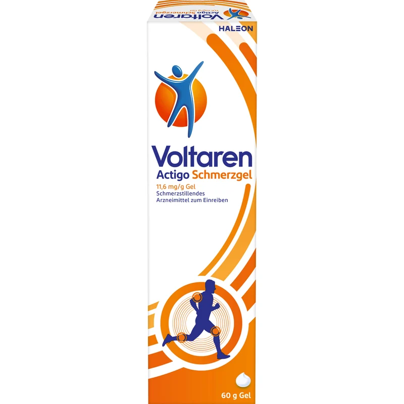 Voltaren Actigo Schmerzgel 11,6 mg/g Gel, 60 g Gel
