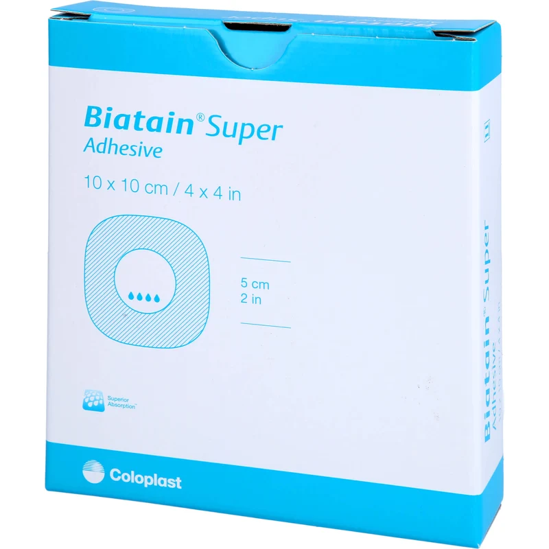 Biatain Super selbst-haftend Superabs.10x10cm, 10 St VER