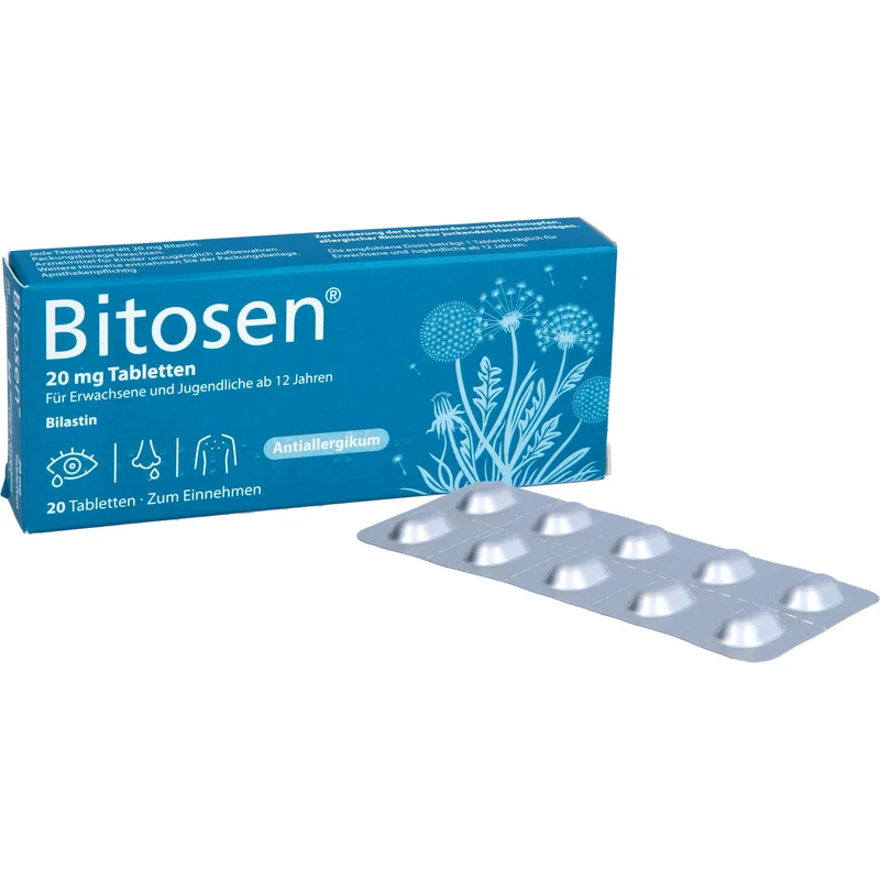 Bitosen 20 mg Tabletten bei Allergien, 20 St. Tabletten